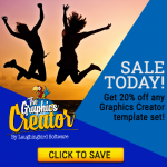 Photo Graphic Primary Color Blue