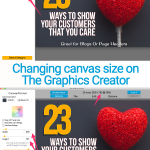 The Graphics Creator canvas size