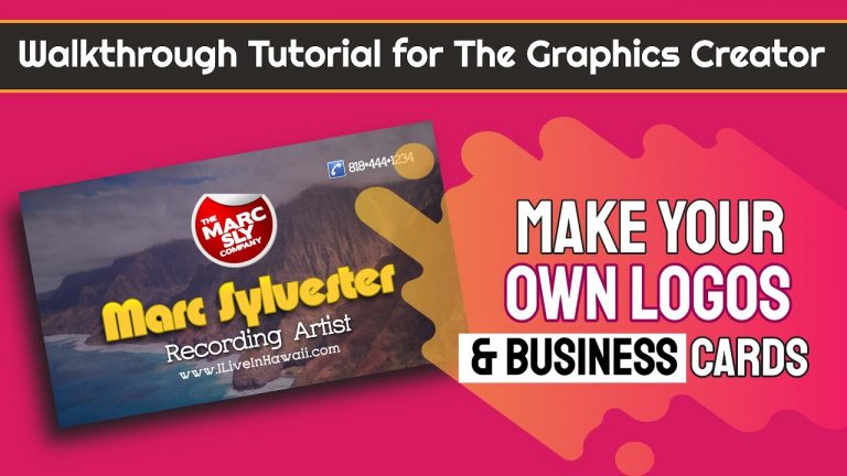 Make Your Own Logos & Business Cards – A Web Graphics Creator Walkthrough