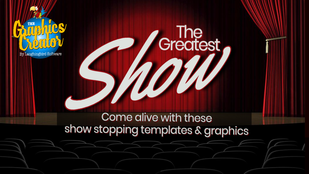 Get the Graphics Creator's Greatest Show templates  and use the 6 graphic design basics in your designs