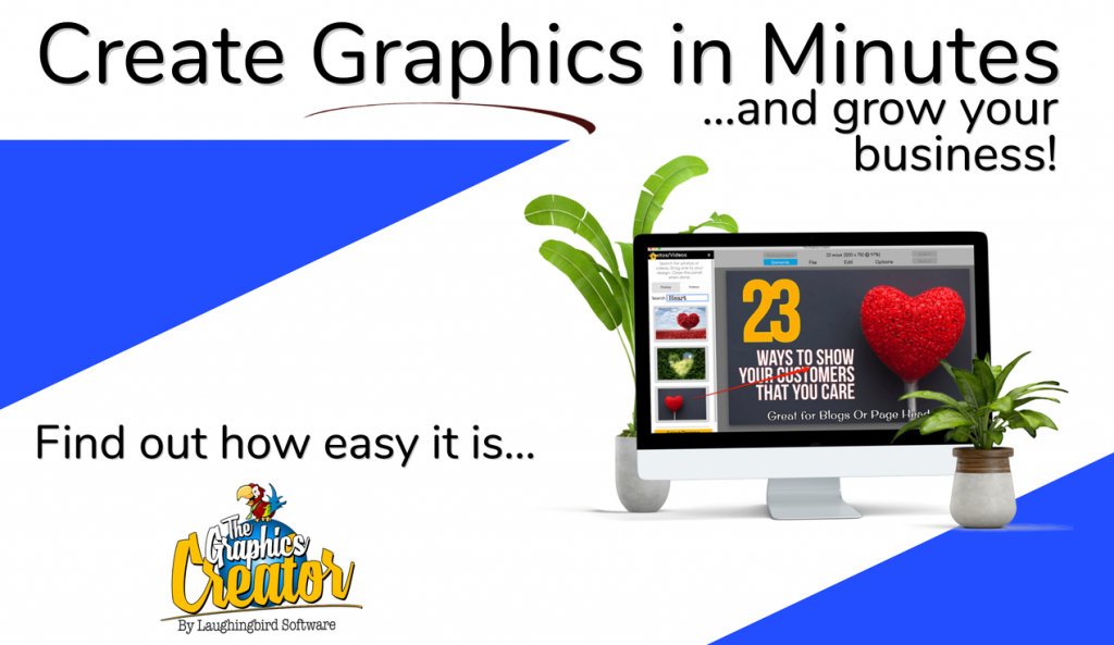 Create Graphics in minutes with The Graphics Creator software