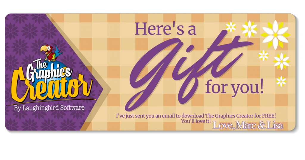 Certificate coupon for a free gift.