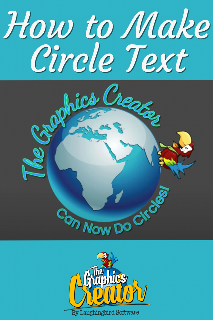 Learn how to make circle text with The Graphics Creator Software by watching this short video