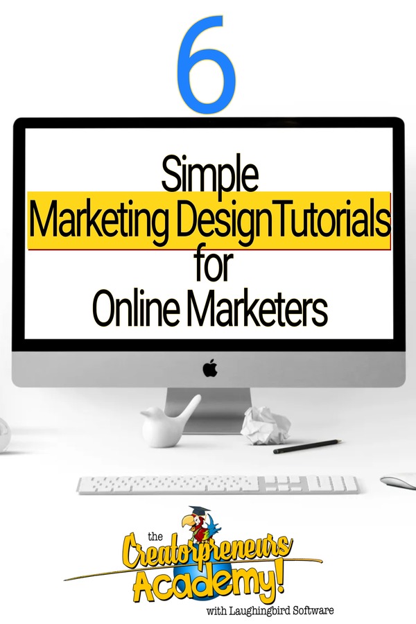 Simple marketing design tutorials help online marketers create and publish the designs they need for advertising a small business.
