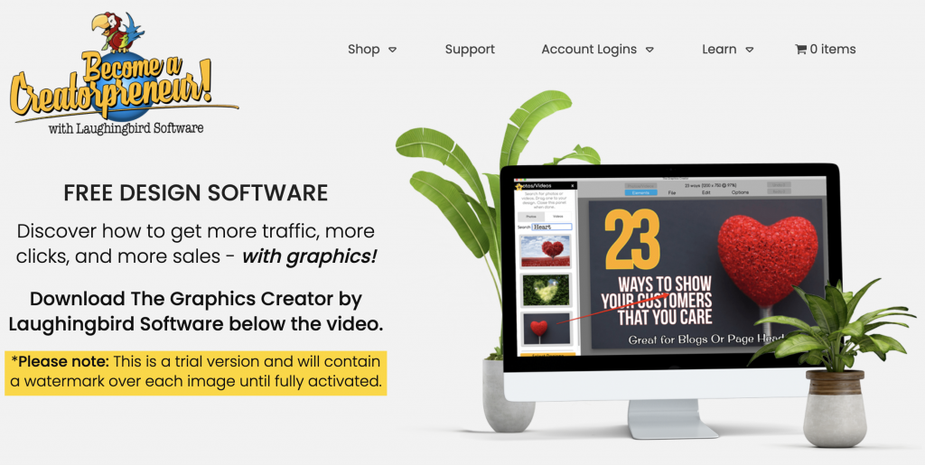 Free Laughingbird Design Software Trial