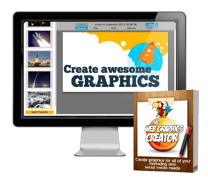 Create branding graphics online using the Web Graphics Creator software