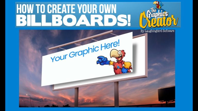 How To Create Your Own Billboard-like Design (using The Graphics Creator Software)￼