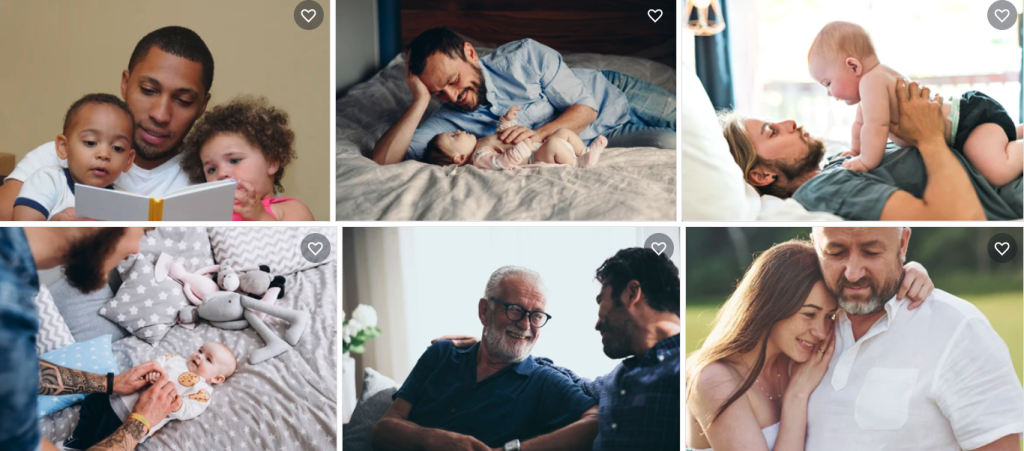 Shutterstock Photos of dads with children