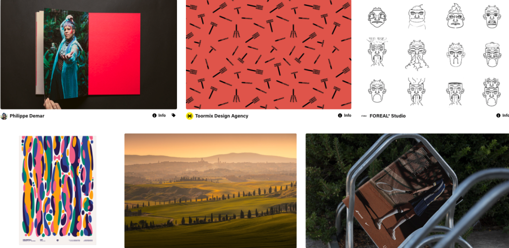 Selection of Behance images