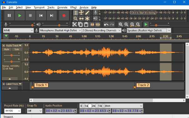 Image of sound waves to show audio content creation