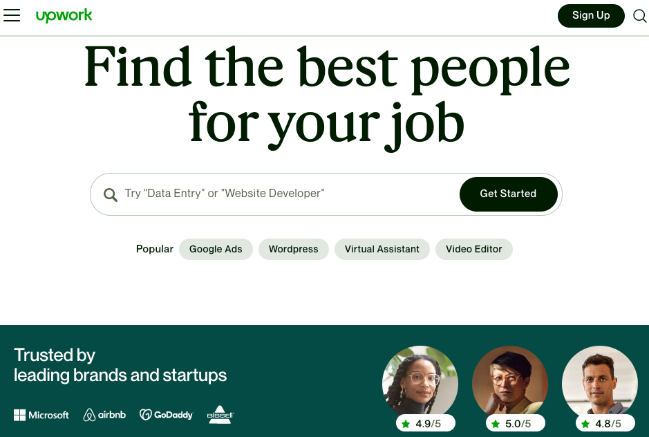 search for the best person for your design job