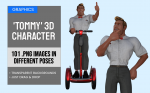TOMMY 3D Character