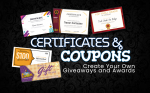 certificates and coupon templates