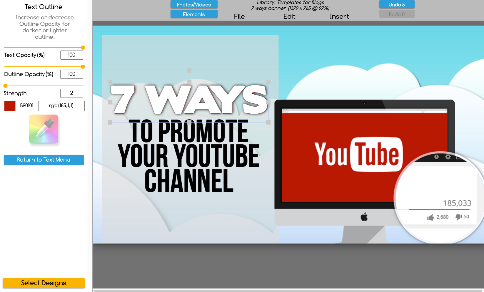 Blog Post Layout Template