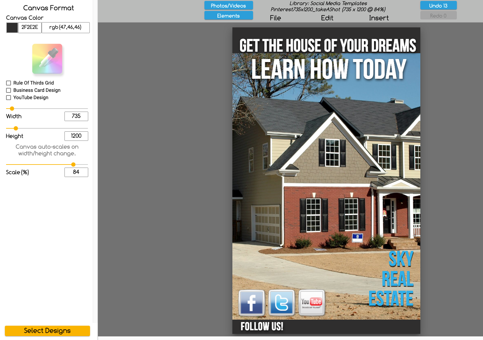 Pinterest marketing design template