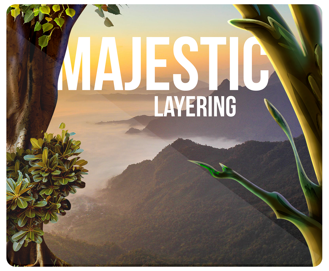 Scenery Maker Templates with PNG Design Backgrounds