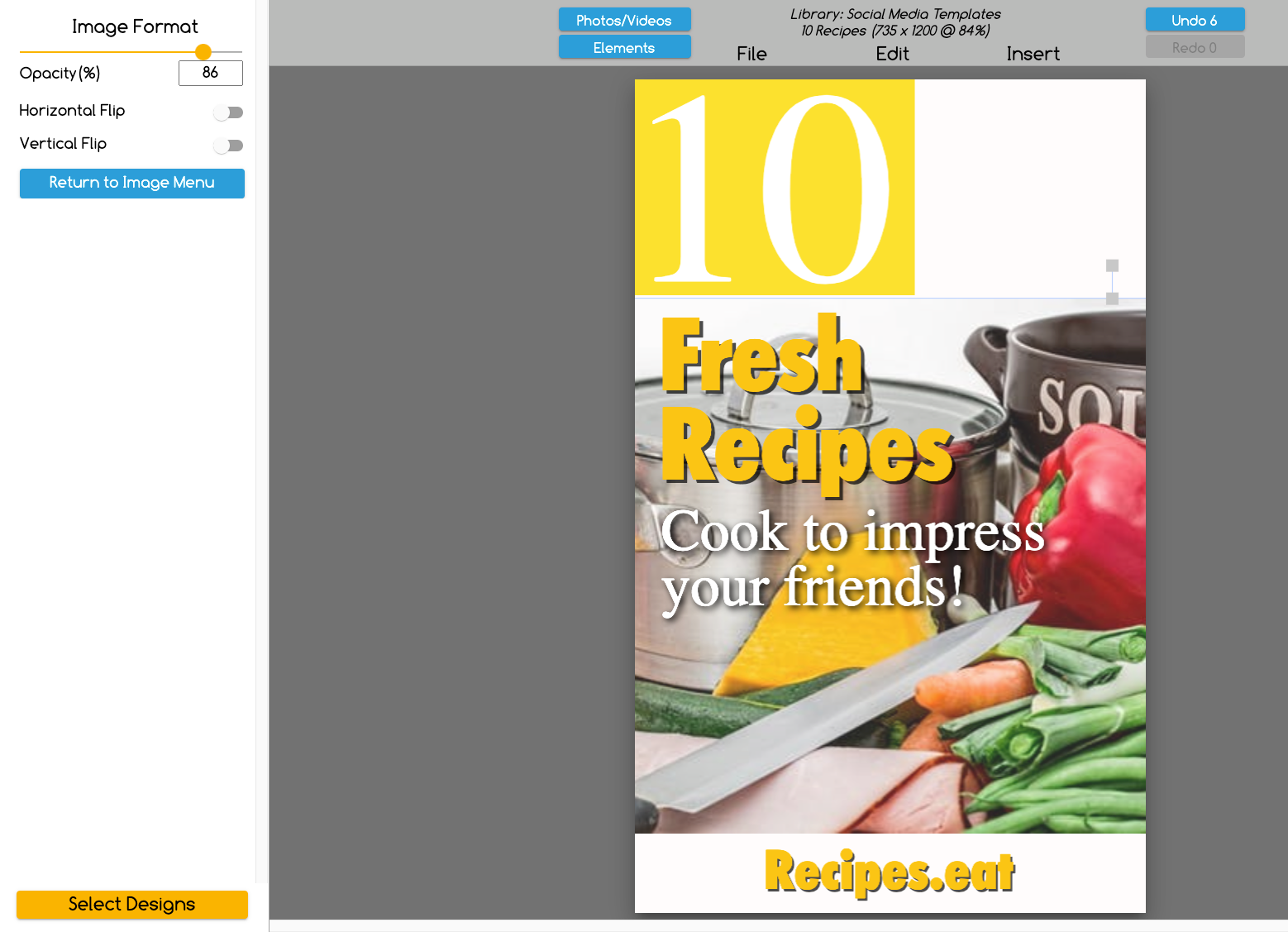 Pinterest design template
